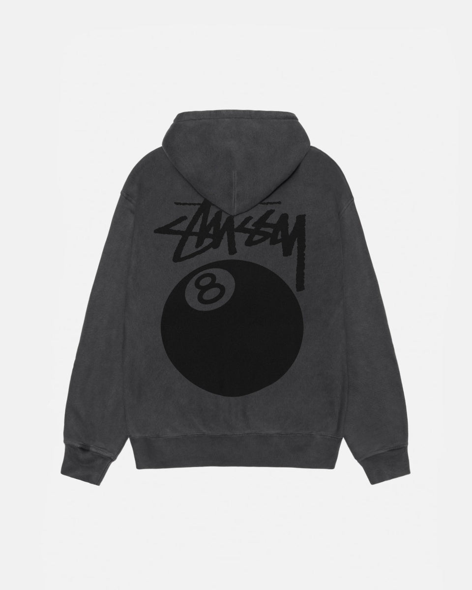 くろ　Stussy 8 Ball Pigment Dyed Hoodie STUSSY 8 BALL PIGMENT DYED HOODIE BLACK – Original Grail