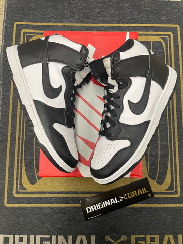 NIKE DUNK HIGH BLACK WHITE (2021) (PRE-OWNED) DD1399105 SIZE 10