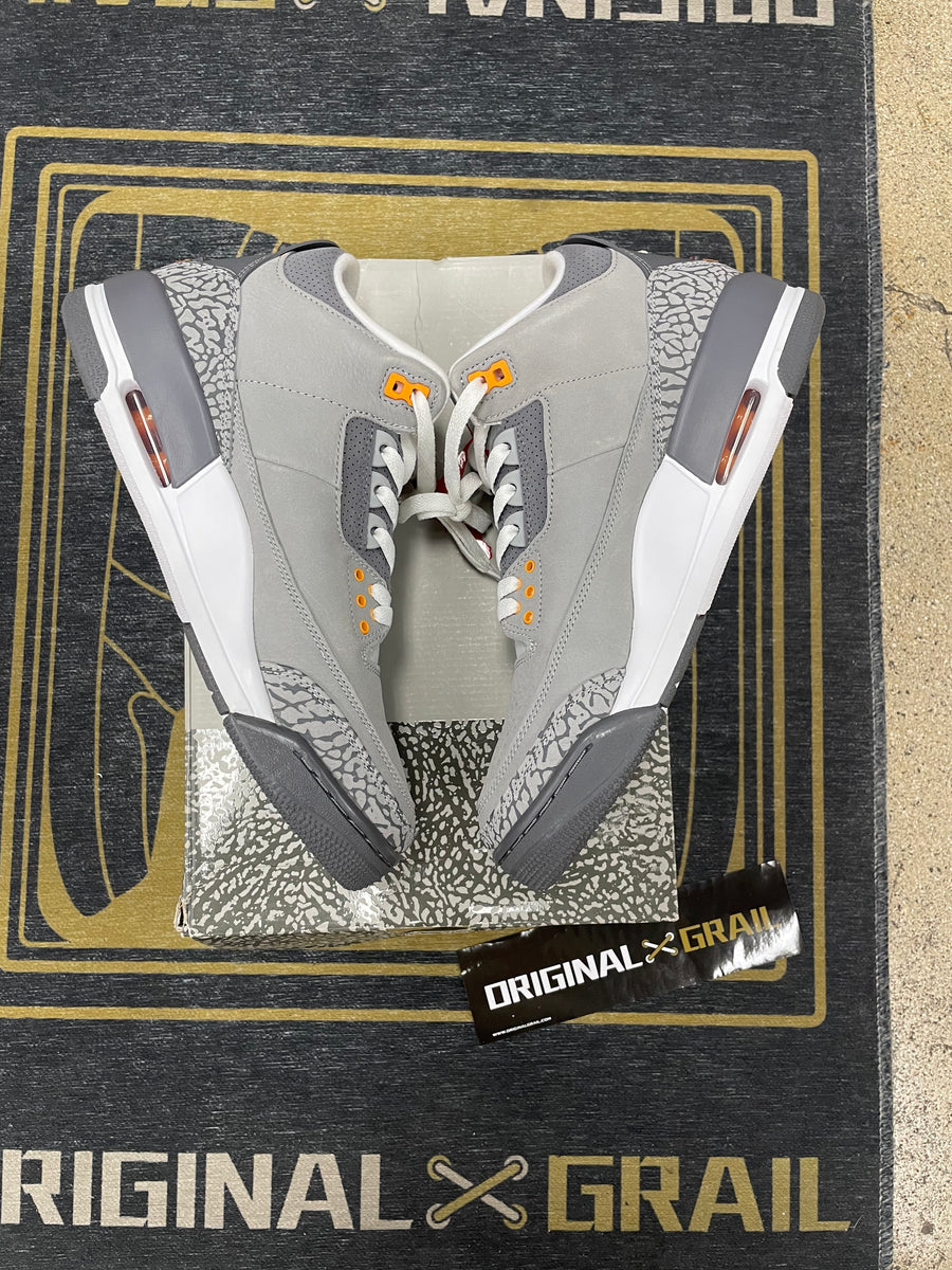 JORDAN 3 RETRO COOL GREY (2021) CT8532012 SIZE 9.5 (PRE JORDAN 3 RETRO COOL GREY (2021) CT8532012 SIZE 9.5 (PRE