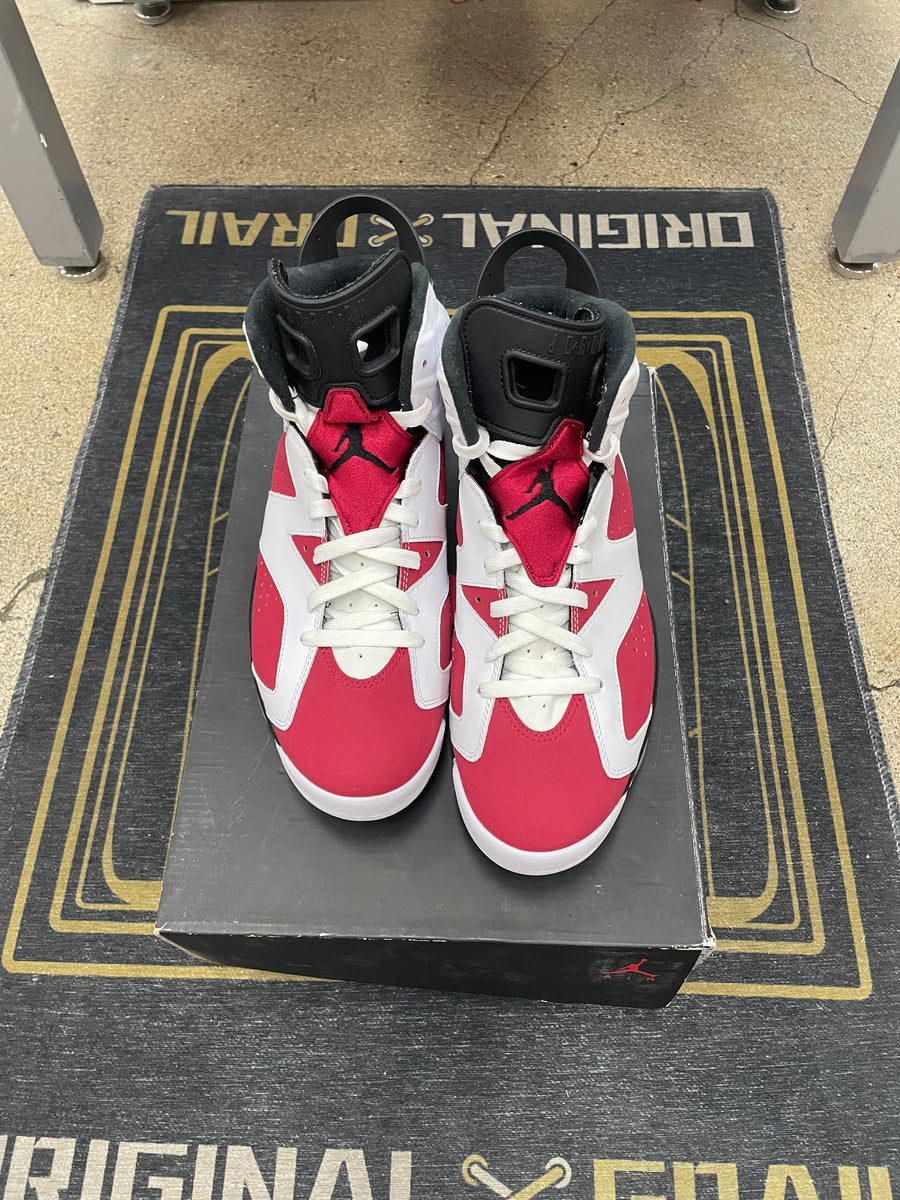 JORDAN 6 RETRO CARMINE (2021) (PRE-OWNED) CT8529106 SIZE 11