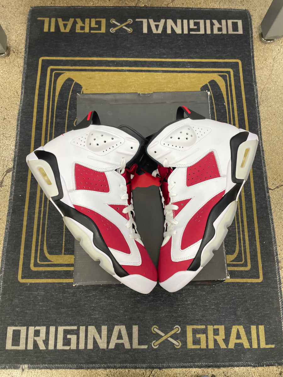 JORDAN 6 RETRO CARMINE (2021) (PRE-OWNED) CT8529106 SIZE 11  display picture 1