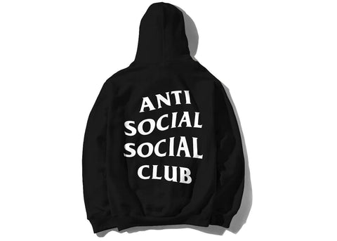 ANTI SOCIAL SOCIAL CLUB MIND GAMES HOODIE BLACK SIZE S