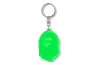 BAPE APE HEAD KEYCHAIN GREEN