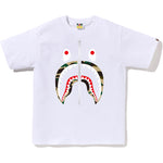 BAPE 1ST CAMO SHARK T-SHIRT WHITE