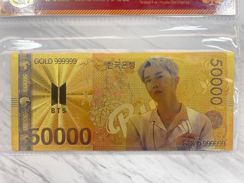 BTS CURRENCY GOLD CARD BTS-4