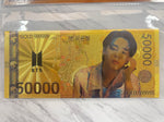 BTS CURRENCY GOLD CARD BTS-3