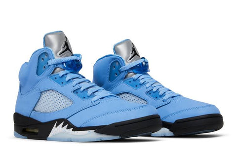 JORDAN 5 RETRO UNC UNIVERSITY BLUE DV1310401 SIZE 9.5