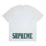 SUPREME CONTRAST APPLIQUÉ S/S TOP WHITE SIZE M, L, XL