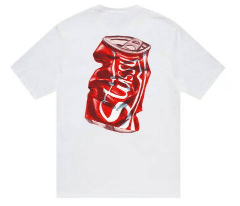 STUSSY SODA CAN TEE WHITE SIZE XXL