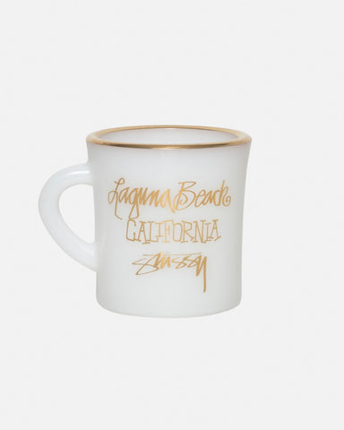 STUSSY LAGUNA MILK GLASS MUG