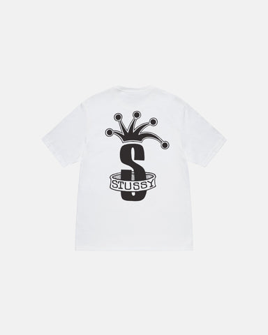 STUSSY CROWN BAND TEE WHITE