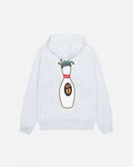 STUSSY KINGPIN ZIP HOODIE ASH HEATHER