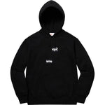 SUPREME COMME DES GARCONS SHIRT SPLIT BOX LOGO HOODED SWEATSHIRT BLACK