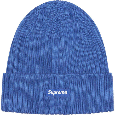 SUPREME OVERDYED BEANIE BLUE SS23