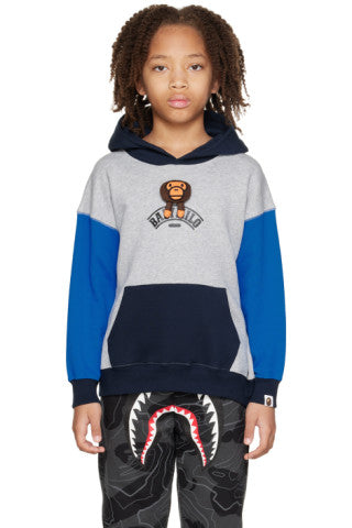 BAPE BABY MILO HOODIE COLOR BLOCK KIDS