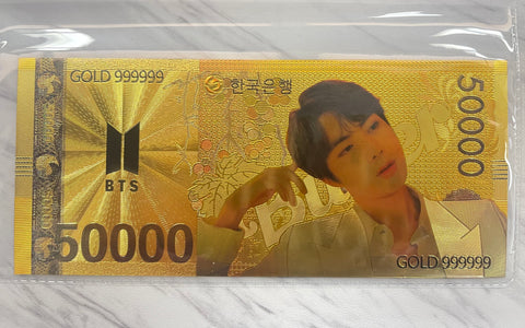 BTS CURRENCY GOLD CARD BTS-7