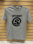 STUSSY VINTAGE S/S TEE GREY SIZE S