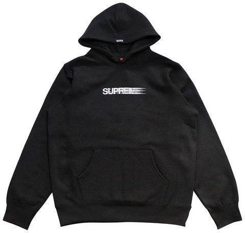 SUPREME MOTION LOGO HOODED SWEATSHIRT (SS23) BLACK