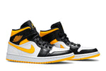 JORDAN 1 MID LASER ORANGE BLACK (WOMEN'S) CV5276107 SIZE 5.5W