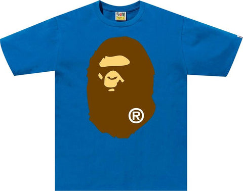 BAPE BIG APE HEAD TEE BLUE
