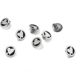 SUPREME NO LOVE PIN SILVER