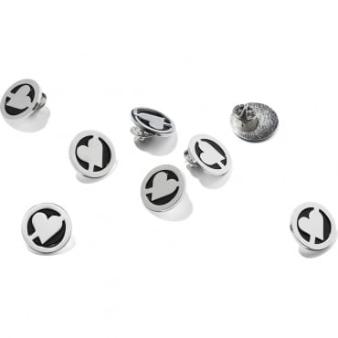 SUPREME NO LOVE PIN SILVER