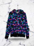 BAPE X KID CUDI SHARK FULL ZIP HOODIE MULTI (PRE-OWNED) SIZE XL