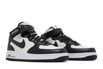 NIKE AIR FORCE 1 MID STUSSY LIGHT BONE BLACK DJ7840002
