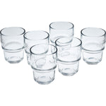 SUPREME LA ROCHERE WATER GLASSES (SET OF 6) CLEAR