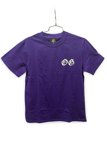 ORIGINAL GRAIL OLD ENGLISH TEE PURPLE (GLOW IN THE DARK)