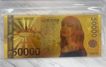 BLACK PINK CURRENCY GOLD CARD BP-4