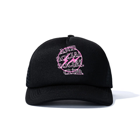 ANTI SOCIAL SOCIAL CLUB X FRAGMENT BOLT HAT "BLACK PINK"
