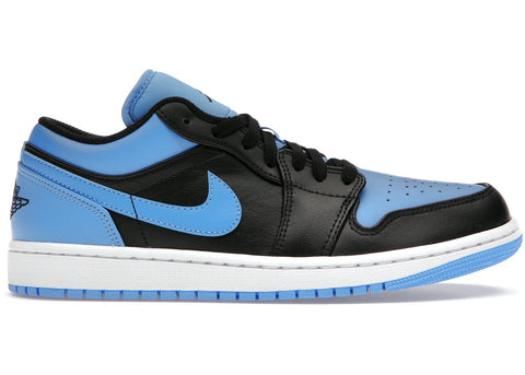 JORDAN 1 LOW BLACK UNIVERSITY BLUE 553558041