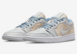 JORDAN 1 LOW SE CANVAS IRIS WHISPER SAIL (WOMEN'S) DQ4151500 SIZE 11W