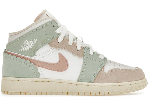 JORDAN 1 MID SE PINK OXFORD (GS) DZ5361100 SIZE 6Y, 6.5Y, 7Y