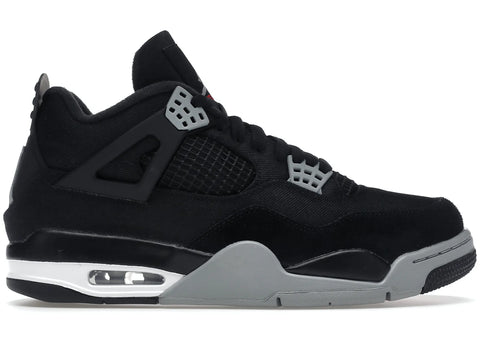 JORDAN 4 RETRO SE BLACK CANVAS DH7138006 SIZE 9.5