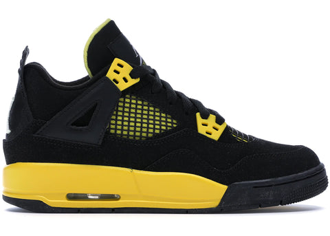 JORDAN 4 RETRO THUNDER (2023) (GS) 408452017 SIZE 4.5Y, 5Y, 5.5Y, 6Y, 6.5Y