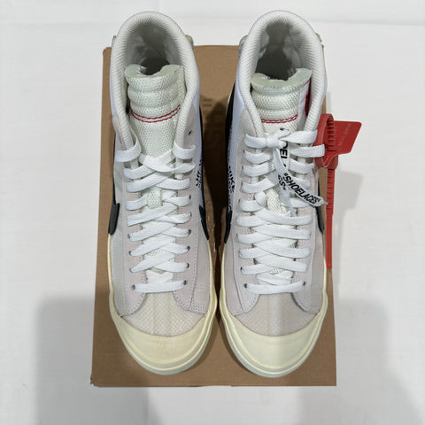 NIKE BLAZER MID OFF-WHITE (PRE-OWNED) AA3832100 SIZE 8.5