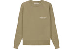 FEAR OF GOD ESSENTIALS CREWNECK OAK SIZE XXL