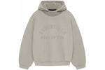 FEAR OF GOD ESSENTIALS NYLON FLEECE HOODIE DARK OATMEAL