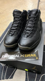 JORDAN 10 RETRO DRAKE OVO BLACK (PRE-OWNED) 819955030 SIZE 9