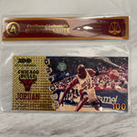 MICHAEL JORDAN CURRENCY GOLD CARD MJD5
