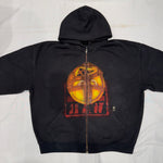 TRAVIS SCOTT X WWE RAW COMPLEXCON EXCLUSIVE ZIP UP HOODIE BLACK