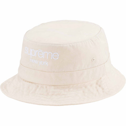 SUPREME CHINO TWILL CRUSHER NATURAL