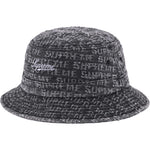 SUPREME NEEDLE PUNCH DENIM CRUSHER BLACK