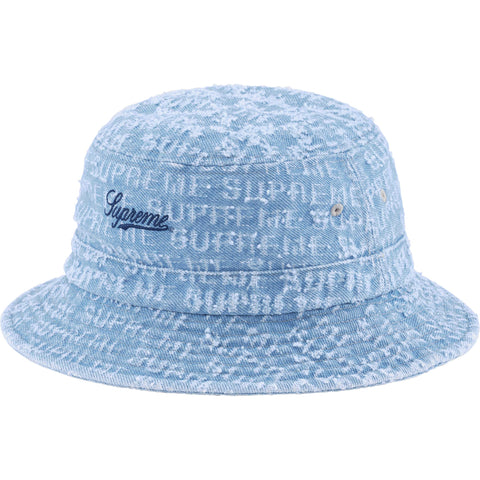 SUPREME NEEDLE PUNCH DENIM CRUSHER WASH BLUE