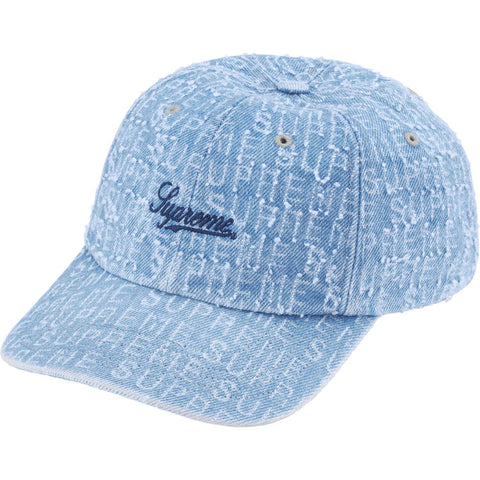 SUPREME NEEDLE PUNCH DENIM 6-PANEL WASH BLUE