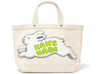 HUMAN MADE X KAWS SMALL TOTE BAG WHITE