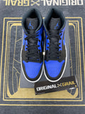 JORDAN 1 MID HYPER ROYAL TUMBLED LEATHER (PRE-OWNED) 554724077 SIZE 11
