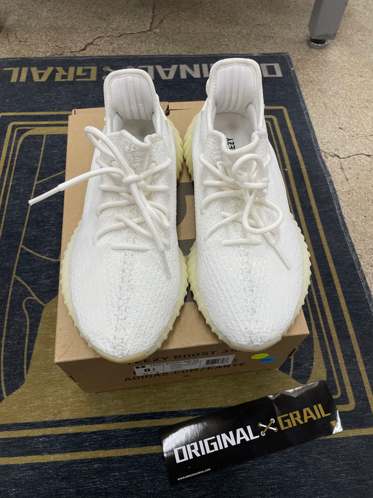 ADIDAS YEEZY BOOST 350 V2 CREAM PRE OWNED CP9366 SIZE 8.5 Original Grail